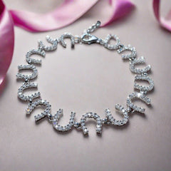 Claw Set Horseshoe Bracelet Falabella Equine Jewellery Bracelets
