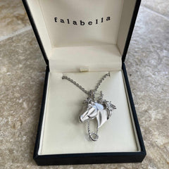 Fantasy Horse Head Pendant (Large) Falabella Equine Jewellery Horse & Rider Collection