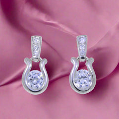 Horseshoe Drop Earrings Falabella Equine Jewellery Earrings