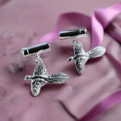 Pheasant Cufflinks Falabella Equine Jewellery Country Collection