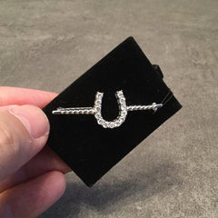 Barley Twist Stock Pin Falabella Equine Jewellery Horseshoe Collection