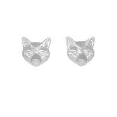 Fox Head Studs Earrings Falabella Equine Jewellery Country Collection