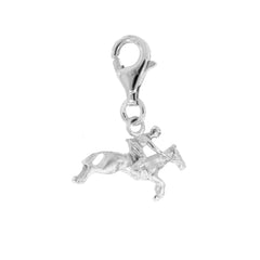 Horse & Rider Charm Falabella Equine Jewellery Charms