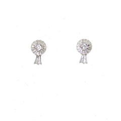 Rosette Stud Earrings