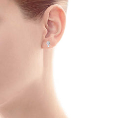 Rosette Stud Earrings