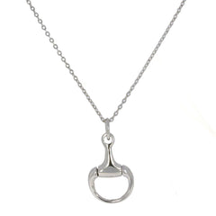 Small Snaffle Pendant Falabella Equine Jewellery Necklaces