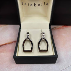 Stirrup Drop Earrings Large Falabella Equine Jewellery Earrings